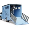 Bruder Mercedes Benz Sprinter Tiertransport mit einem Pferd Транспорт для перевозки животных Mercedes Benz Sprinter с лошадью