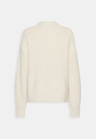 Tommy Hilfiger MONOGRAM GRAPHIC MOCK-NK Jumper heathered oatmilk MONOGRAM GRAPHIC MOCK-NK Джемперы овсяное молоко