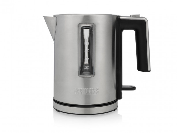 PRINCESS PRINCESS Wasserkocher 236045 Wasserkocher 1L Edelstahl/Schwarz  Чайник PRINCESS 236045 чайник 1л нержавеющая сталь/черный