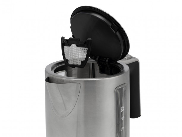 PRINCESS PRINCESS Wasserkocher 236045 Wasserkocher 1L Edelstahl/Schwarz  Чайник PRINCESS 236045 чайник 1л нержавеющая сталь/черный