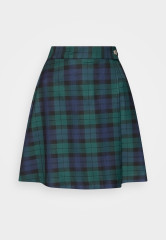 Tommy Hilfiger TARTAN SHORT SKIRT Mini skirt black watch КОРОТКАЯ ЮБКА В ШОТЛЕЧКУ Мини-юбка черные часы
