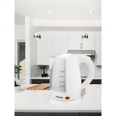 Mesko Mesko Wasserkocher MS 1276, 1600W, 1 Liter, kabellos, Wasserstandsanzeige, Abschaltautomatik Чайник Mesko MS 1276, 1600Вт, 1 литр, беспроводной, индикатор уровня воды, автоматическое отключение