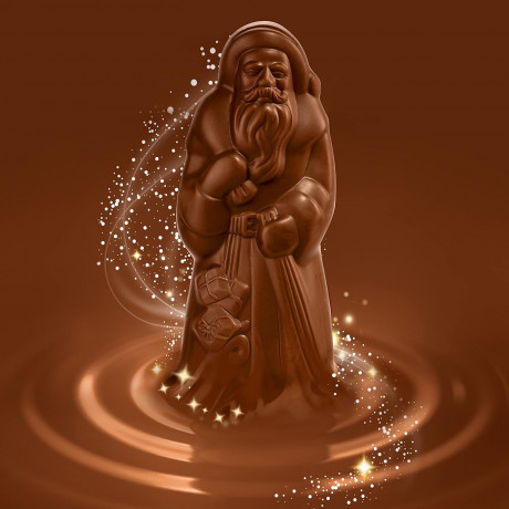 Lindt Weihnachtsmann 1kg, Шоколадный Дед Мороз 43см ,1кг