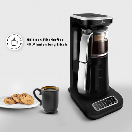 Karaca Karaca Wasser-/Teekocher Caysever Robotea Pro 4 in 1 sprechender automatischer Teekocher Кофеварка для воды/чая Karaca Caysever Robotea Pro 4 в 1 говорящая автоматическая заварочная машина