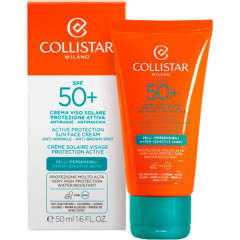 Collistar Active Protection Sun Face Cream SPF 50+  Солнцезащитный крем для лица с активной защитой SPF 50+