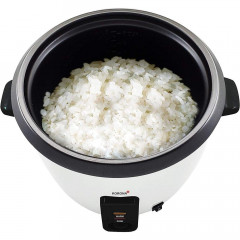 KORONA KORONA Reiskocher 58010, Dampfgarer, 2 in 1, weiss, mit Loffel und Messbecher  Рисоварка KORONA 58010, пароварка, 2 в 1, белая, с ложкой и мерным стаканом