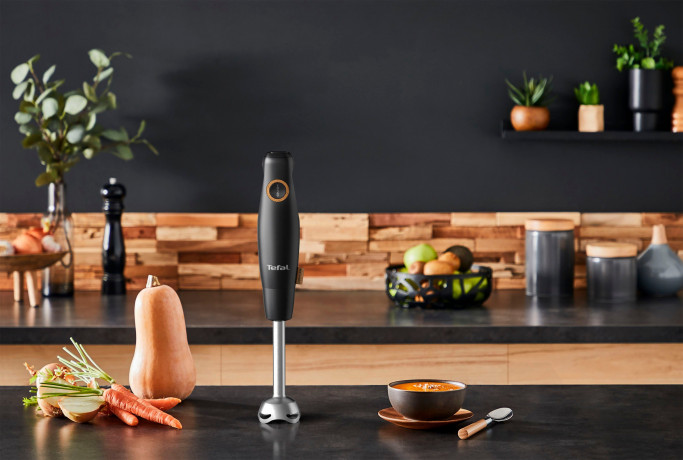 Tefal Tefal Stabmixer HB46E8 Eco Respect, 600 W, 4 Powelix-Klingen, Spritzschutz, ergonomischer Griff  Ручной блендер Tefal HB46E8 Eco Respect, 600 Вт, 4 лезвия Powelix, защита от брызг, эргономичная ручка