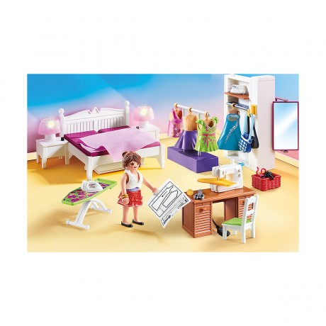 PLAYMOBIL PLAYMOBIL 70208 Schlafzimmer mit Nahecke PLAYMOBIL 70208 спальня с закрытым углом