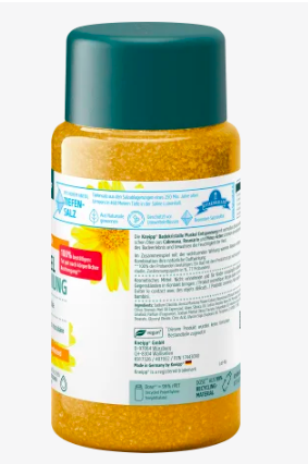 Kneipp Badesalz Muskel Entspannung, Кнейпп соль для ванны расслабляющая с эфирными маслами сосны, кабреувы и розмарина 600 грамм