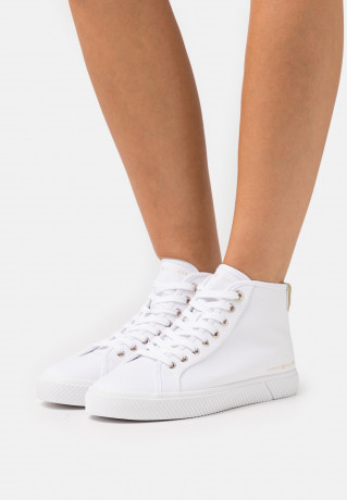 Tommy Hilfiger ESSENTIAL  High-top trainers white ESSENTIAL Высокие кроссовки белый