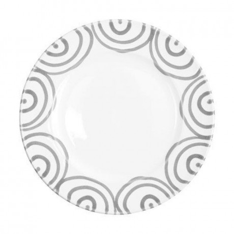 Gmundner Keramik Gmundner Keramik Graugeflammt Dessertteller / Fruhstucksteller Gourmet d: 22 cm / h: 2,2 cm Gmundner керамическая серая десертная тарелка с пламенем / тарелка для завтрака для гурманов г: 22 см / высота: 2,2 см