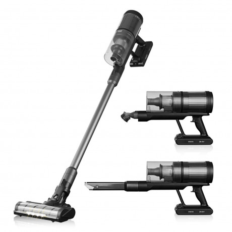 N8WERK N8WERK Akku-Hand-und Stielstaubsauger Staubsauger automatischer Schmutzerkennung 300W grau N8WERK Беспроводной ручной пылесос с автоматическим обнаружением грязи 300 Вт серый