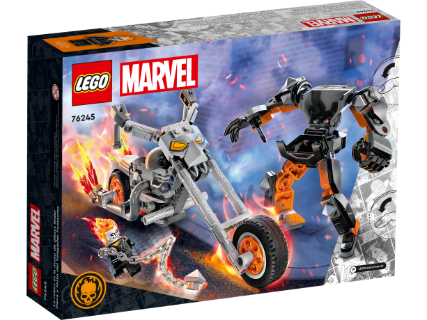 Lego Ghost Rider mit Mech & Bike Призрачный гонщик с роботом и мотоциклом