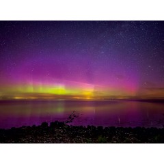 CALVENDO Puzzle CALVENDO Puzzle Polarlichter uber der Kieler Bucht Пазл CALVENDO Puzzle Северное сияние над Кильским заливом