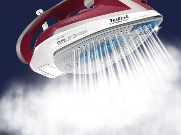 Tefal Tefal Dampfbugeleisen FV6810 Ultragliss Plus, 2800 W, 250 g/Min. extra Dampfstoss, Vertikaldampf, kratzfeste Bugelsohle Паровой утюг Tefal FV6810 Ultragliss Plus, 2800 Вт, 250 г/мин. дополнительный паровой удар, вертикальное отпаривание, устойчивая