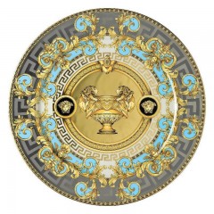 Rosenthal meets Versace Rosenthal Versace Prestige Gala Le Bleu Platzteller 30 cm Rosenthal Versace Prestige Gala Le Bleu подставка 30 см
