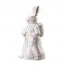 Hutschenreuther Hutschenreuther Hasenfiguren Hasenfrau mit Korb - weiss glasiert h: 13,7 cm Фигурки кроликов Hutschenreuther женщина-кролик с корзиной - белая глазурь, высота: 13,7 см