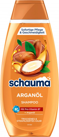 Schauma Shampoo Arganoel, 400 ml, Schauma питательный шампунь Arganoel с аргановым маслом и провитамином B5, 400 мл
