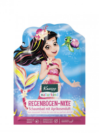 Kneipp Schaumbad Regenbogen-Nixe, 40 ml, Kneipp детская пена для ванны Regenbogen-Nixe с жожоба и абрикосом, 40 мл