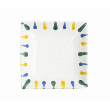 Gmundner Keramik Gmundner Keramik Buntgeflammt Snack Schale 11 x 11 cm Керамическая тарелка для закусок Gmundner 11 x 11 см с разноцветным пламенем