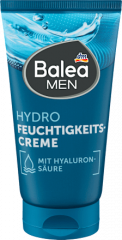 Balea MEN Feuchtigkeitscreme Hydro, 75 ml, Увлажняющий крем для лица Hydro с гиалуроновой кислотой против стянутости, 75 мл