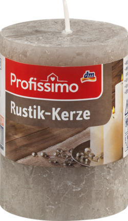 Profissimo Свеча декоративная 80/58 taupe, 1 шт