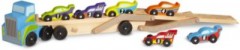 Melissa  Doug Rennwagenlaster aus Holz Деревянный гоночный грузовик