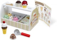 Melissa  Doug Eisdielentheke aus Holz Деревянный прилавок для мороженого