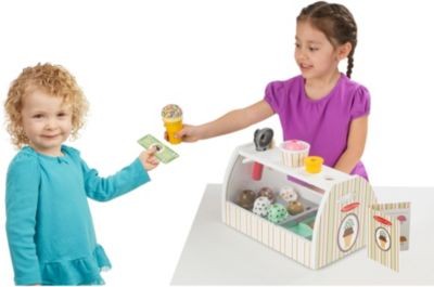 Melissa Doug Eisdielentheke aus Holz Деревянный прилавок для мороженого