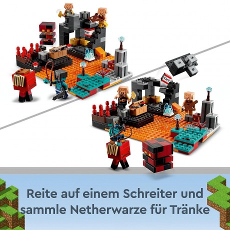 LEGO Minecraft 21185 Die Netherbastion ЛЕГО Нижний Бастион