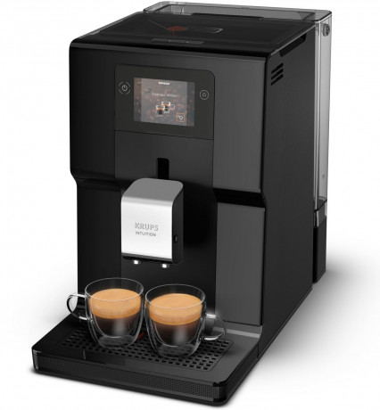 Krups Krups Kaffeevollautomat EA8738 Intuition Preference, inkl. Milchbehalter, intuitives Lichtsystem, 11 Getranke, OTC-System Полностью авоматическая кофемашина Krups EA8738 Intuition Preference, включая контейнер для молока, интуитивно понятную систем