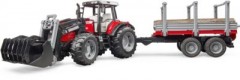 Bruder Trak 41cm Massey Ferguson 7480 Frontlader + Hanger Фронтальный погрузчик Trak 41cm Massey Ferguson 7480 + подвеска
