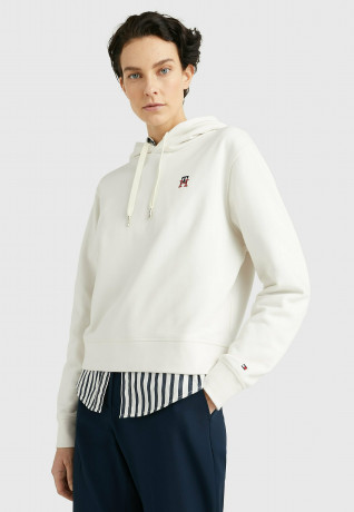 Tommy Hilfiger MONOGRAM  Hoodie weathered white МОНОГРАММА Толстовка с капюшоном выветрившийся белый