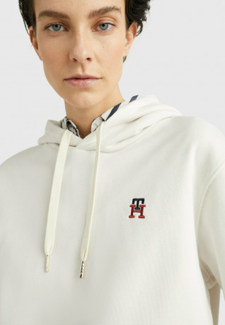 Tommy Hilfiger MONOGRAM  Hoodie weathered white МОНОГРАММА Толстовка с капюшоном выветрившийся белый