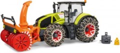 Bruder Claas Axion 950 mit Schneeketten und Schneefrase 1:16 Claas Axion 950 с цепями противоскольжения и снегоуборщиком 1:16