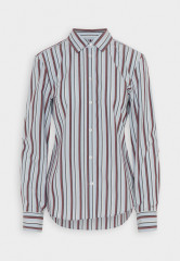 Tommy Hilfiger REGULAR Blouse split global/breezy blue ОБЫЧНАЯ Блузка сплит глобальный / свежий синий