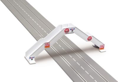 Carrera Fussgangerbrucke (fur 2 Spuren) Пешеходный мост (на 2 полосы)