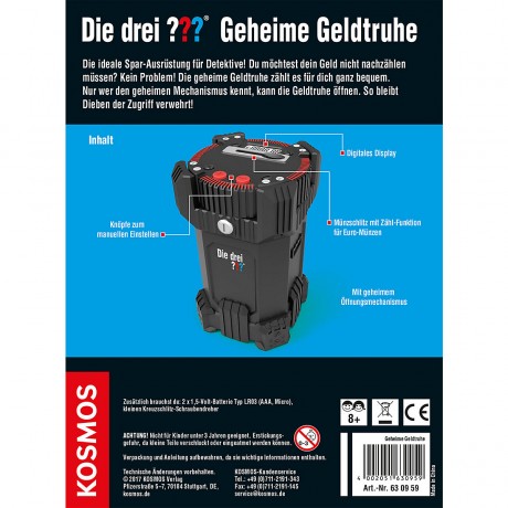 Kosmos Die drei ??? Geheime Geldtruhe Три ??? Секретный сундук с деньгами