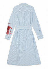 Tommy Hilfiger ADAPTIVE FLORAL Shirt dress optic white th ithaca stp ADAPTIVE FLORAL Платье-рубашка оптика белая th ithaca stp