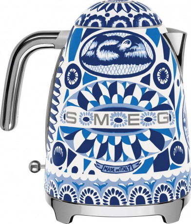 Smeg Smeg Wasserkocher Wasserkocher 1,7l Edelstahl 2400 Watt SMEG Dolce Gabbana Mediterraneo  Чайник Smeg чайник 1,7л нержавеющая сталь 2400 Вт SMEG Dolce Gabbana Mediterraneo