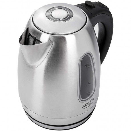 Adler Adler Wasserkocher AD 1223, 1,7 L, 2200 Watt, kabellos, LED-Anzeige, Edelstahl  Чайник Adler AD 1223, 1,7 л, 2200 Вт, беспроводной, светодиодный дисплей, нержавеющая сталь