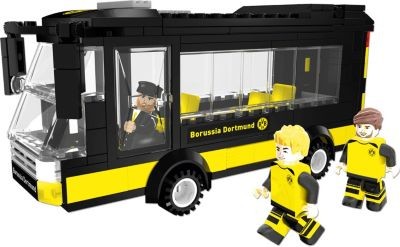 Borussia Dortmund BVB-Mannschaftsbus Bausatz Комплект командного автобуса BVB