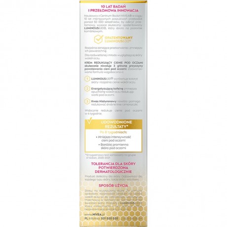 Nivea Cellular Luminous360 Anti-Pigmentflecken Augenpflege Cellular Luminous360 Уход за глазами против темных пятен