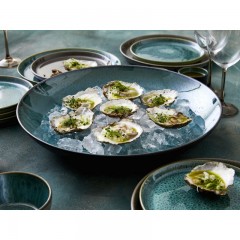 Bitz Bitz Gastro black / green Servierschale d: 40 cm Bitz Gastro черная/зеленая сервировочная тарелка д: 40 см