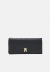 Tommy Hilfiger CASUAL LARGE WALLET Wallet black ПОВСЕДНЕВНЫЙ БОЛЬШОЙ КОШЕЛЕК Бумажник черный