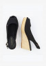 Tommy Hilfiger ICONIC ELBA SLING BACK WEDGE Platform sandals schwarz (15) ICONIC ELBA SLING BACK WEDGE Сандалии на платформе черный (15)