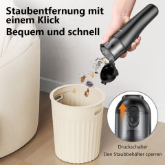 MOUTEN MOUTEN Akku-Hand-und Stielstaubsauger Handstaubsauger-Batterien fur Zuhause/Buro/Auto/Tierhaare  Беспроводной ручной пылесос MOUTEN, ручной пылесос с батарейками для дома/офиса/автомобиля/волос домашних животных