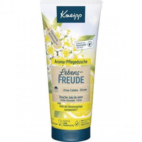 Kneipp Aroma-Pflegedusche Lebensfreude, 200 ml, Kneipp ароматный гель для душа «Радость жизни» с литсеей кубеба и лимоном, 200 мл