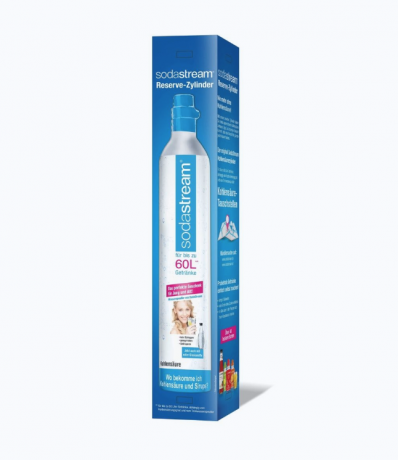 SodaStream Reservezylinder CO Quick Connect 425g, Запасной баллон CO 425 г Quick Connect, резервный цилиндр до 60 л для аппаратов Easy, Jet, Crystal, Duo, Terra, Genesis