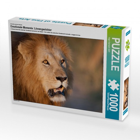 CALVENDO Puzzle CALVENDO Puzzle Emotionale Momente: Lowengesichter Пазл CALVENDO Puzzle Эмоциональные моменты: львиные морды